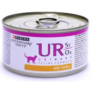 Корм для кошек Purina Pro Plan Veterinary Diets UR Индейка мусс 195 гр
