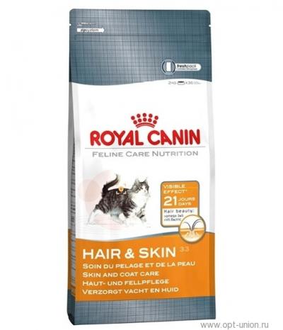 Корм для кошек Royal Canin HAIR & SKIN CARE 2000 г. купить в Новокузнецке недорого с доставкой