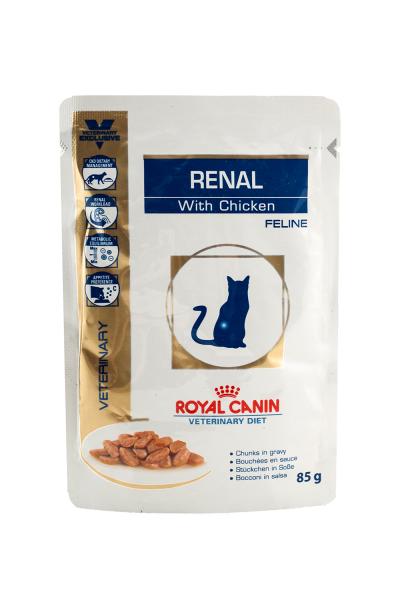 Корм для кошек Royal Canin RENAL FELINE WITH TUNA 85 г. купить в Новокузнецке недорого с доставкой