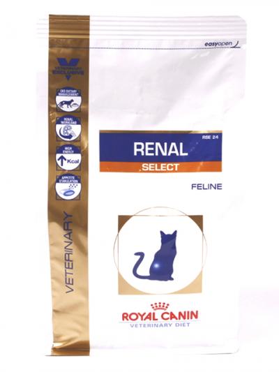 Корм для кошек Royal Canin RENAL SELECT FELINE 2000 г. купить в Новокузнецке недорого с доставкой