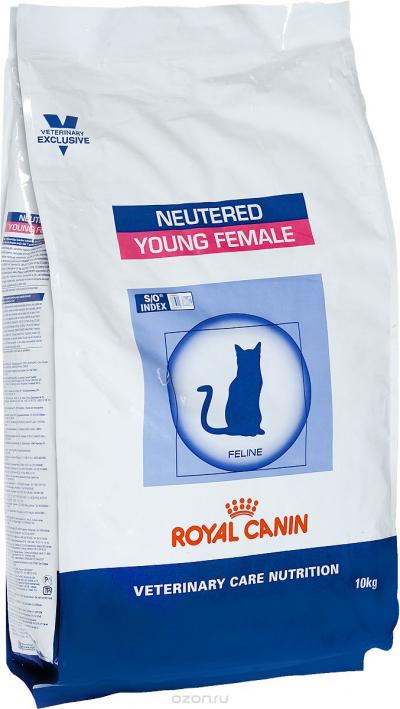 Корм для кошек Royal Canin VCN NEUTERED YOUNG FEMALE 10000 г. купить в Новокузнецке недорого с доставкой