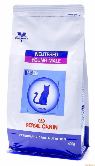 Корм для кошек Royal Canin VCN NEUTERED YOUNG MALE 400 г. купить в Новокузнецке недорого с доставкой