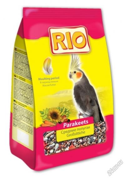 Корм для Попугаев Rio Parakeets Moulting Period 500 гр