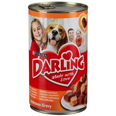 Корм для собак Purina Darling Курица и Индейка 1,2 кг