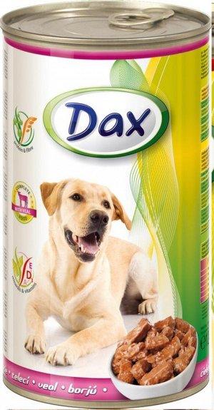 Корм для собак Dax телятина кусочки в соусе