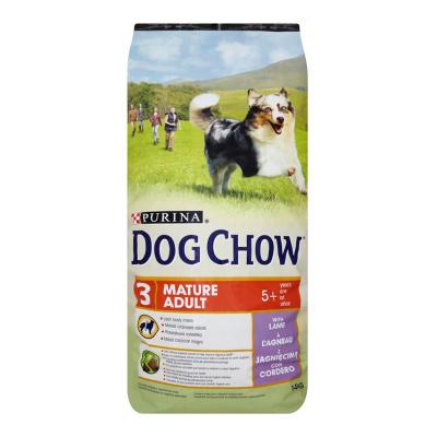 Корм для собак Purina Dog Chow Mature 5+ Ягненок 14 кг купить в Новокузнецке недорого с доставкой