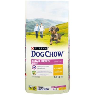 Корм для собак Purina Dog Chow Small Breed Adult Курица 2,5 кг
