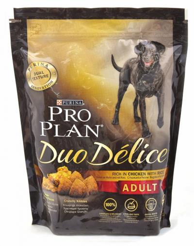 Корм для собак Purina Pro Plan Dou Delice Adult Курица с рисом 700 гр