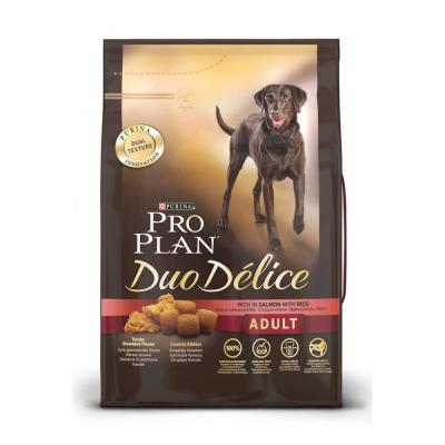 Корм для собак Purina Pro Plan Dou Delice Adult Лосось с рисом 2,5 кг