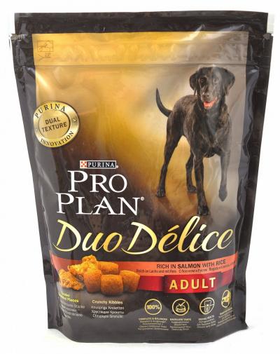Корм для собак Purina Pro Plan Dou Delice Adult Лосось с рисом 700 гр