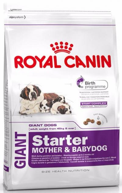 Корм для собак Royal Canin GIANT STARTER MOTHER & BABYDOG 15000 г. купить в Новокузнецке недорого с доставкой
