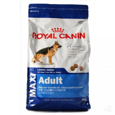 Корм для собак Royal Canin MAXI ADULT 4000 г. купить в Новокузнецке недорого с доставкой