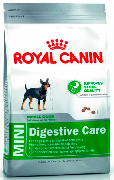 Корм для собак Royal Canin MINI DIGESTIVE CARE 800 г. купить в Новокузнецке недорого с доставкой