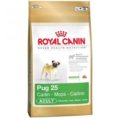 Корм для собак Royal Canin PUG ADULT 1500 г. купить в Новокузнецке недорого с доставкой