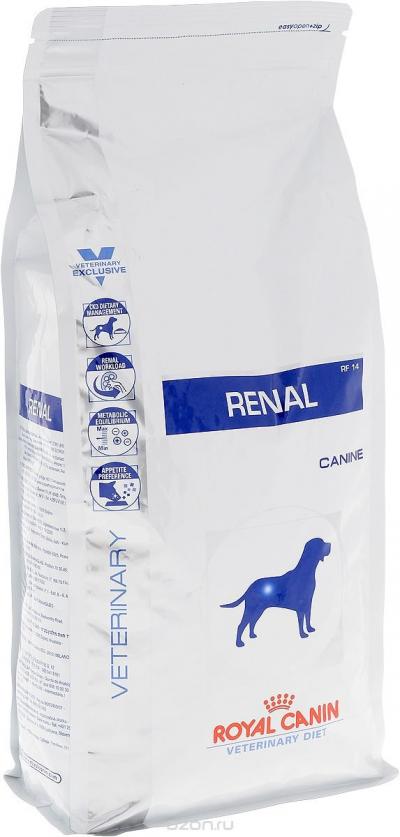 Корм для собак Royal Canin RENAL RF 14 CANINE 2000 г. купить в Новокузнецке недорого с доставкой