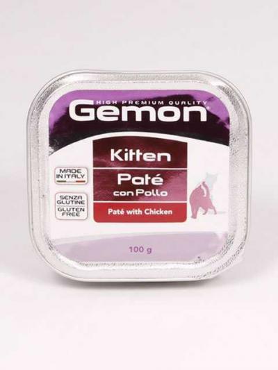 Корм Gemon для кошек Gemon Cat Kitten паштет курица 100 гр