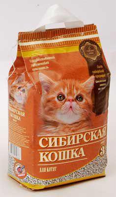Наполнитель для кошек Сибирская кошка для котят 3 л купить в Новокузнецке недорого с доставкой