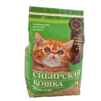 Наполнитель для кошек Сибирская кошка  для котят 