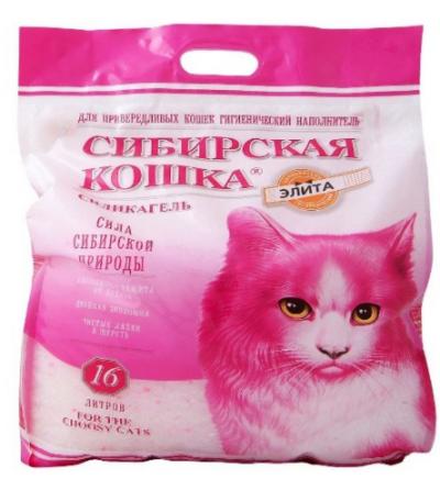 Наполнитель для кошек Сибирская кошка "Elit" 16 л купить в Новокузнецке недорого с доставкой