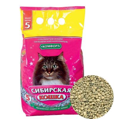 Наполнитель для кошек Сибирская кошка "Комфорт" 5 л купить в Новокузнецке недорого с доставкой