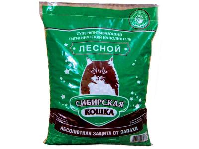Наполнитель для кошек Сибирская кошка "Лесной" 20 л (12кг) купить в Новокузнецке недорого с доставкой