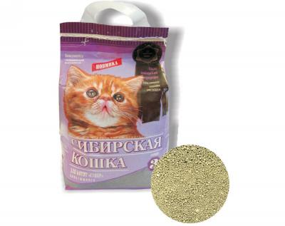 Наполнитель для кошек Сибирская кошка "Супер" для котят 3 л купить в Новокузнецке недорого с доставкой
