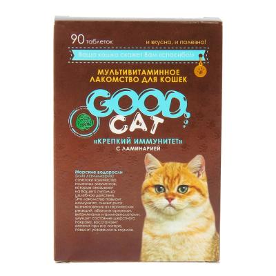 Витамины GOOD CAT таблетки для кошек крепкий иммунитет 90 шт купить в Новокузнецке недорого с доставкой