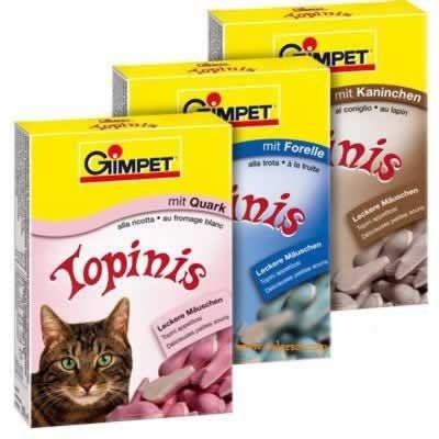 Вкусняшки для кошек Джимпет  TORINIS Творог 190 таб. (мышки)