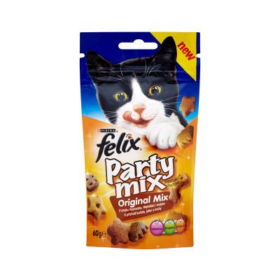 Вкусняшки для кошек Purina Felix Party Mix Оригинальный микс 60 гр купить в Новокузнецке недорого с доставкой