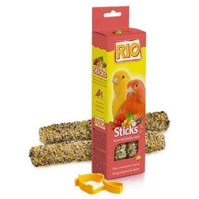 Вкусняшки для птиц Rio Sticks Honey and Healthy Seeds 2x40 г купить в Новокузнецке недорого с доставкой